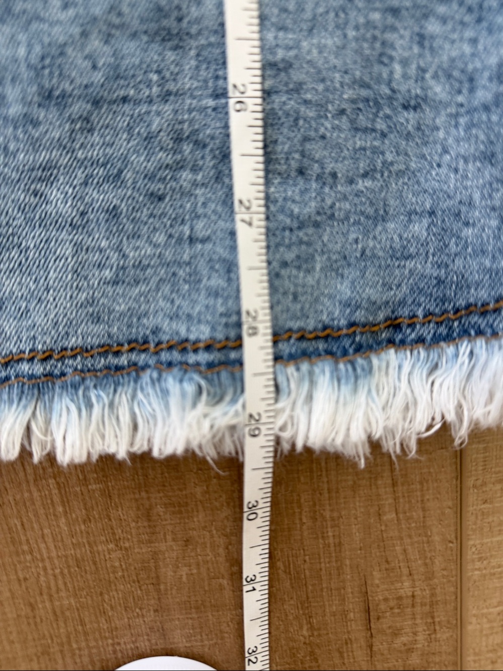 Anthropologie Pilcro Distressed Chambray Relaxed Fit Shirt Jacket - XL - Picture 8 of 9